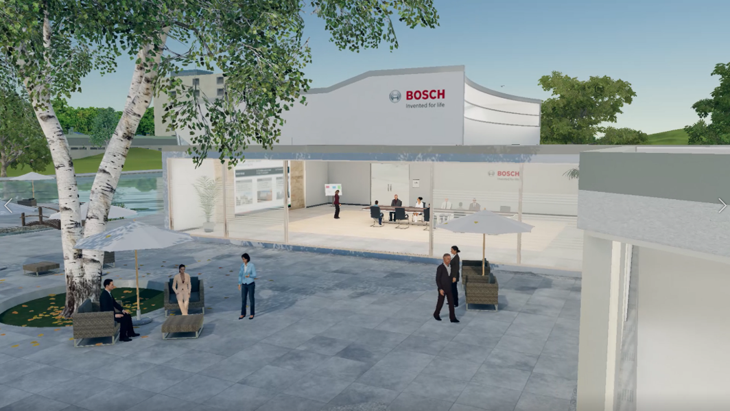 Virtuelles Bosch-Gebäude